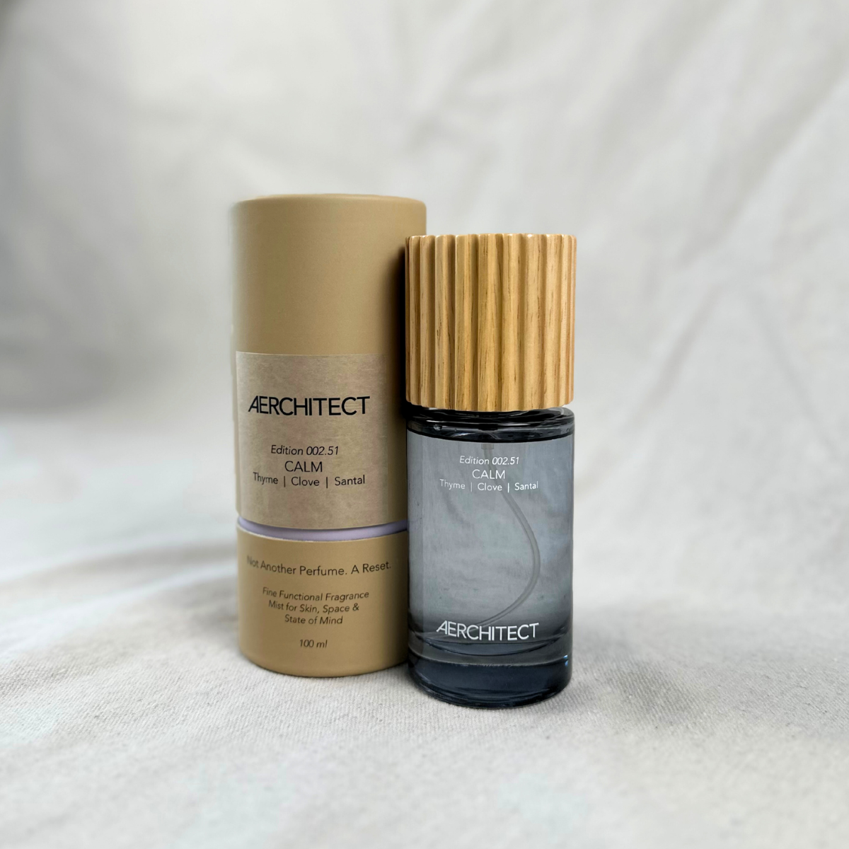 CALM Functional Fragrance Mist for Stress Relief & Relaxation | Thyme, Clove & Santal by Aerchitect